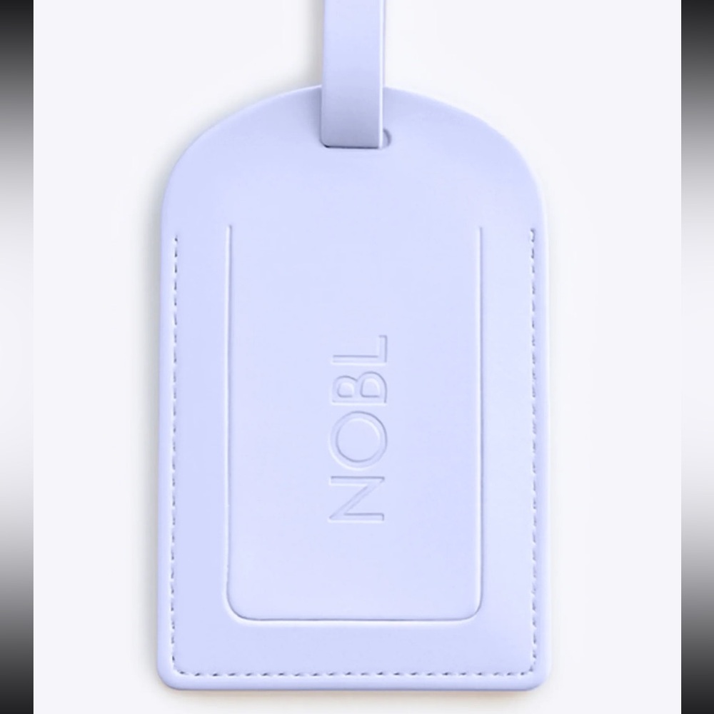 NOBL Travel Leather Luggage Tag – Lavender (NWT)